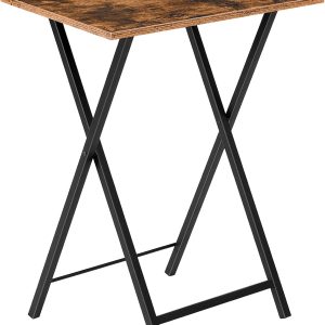 Folding TV Tray HOOBRO Modern Metal Design-0