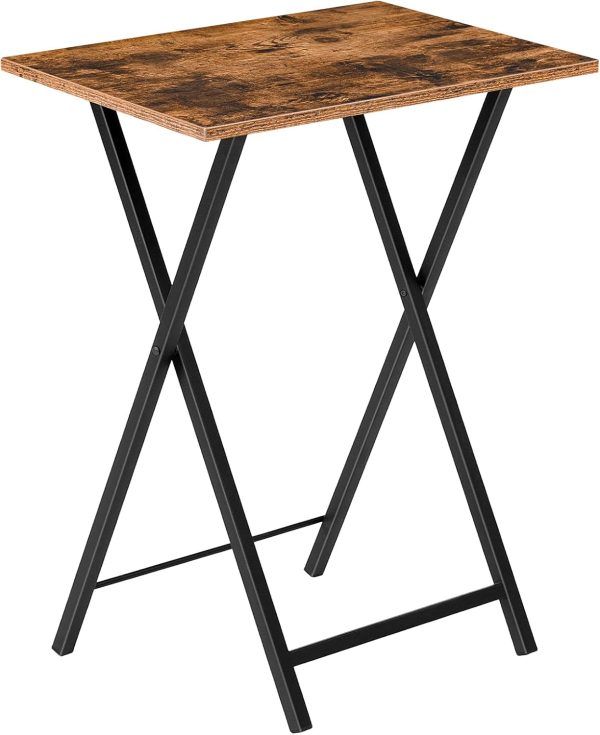 Folding TV Tray HOOBRO Modern Metal Design-0