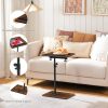 MahanCRIS TV Tray Rustic Brown Adjustable Height-8