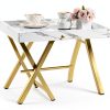 Rustic Brown Folding Tray Table by HMFOR Home Decor-5
