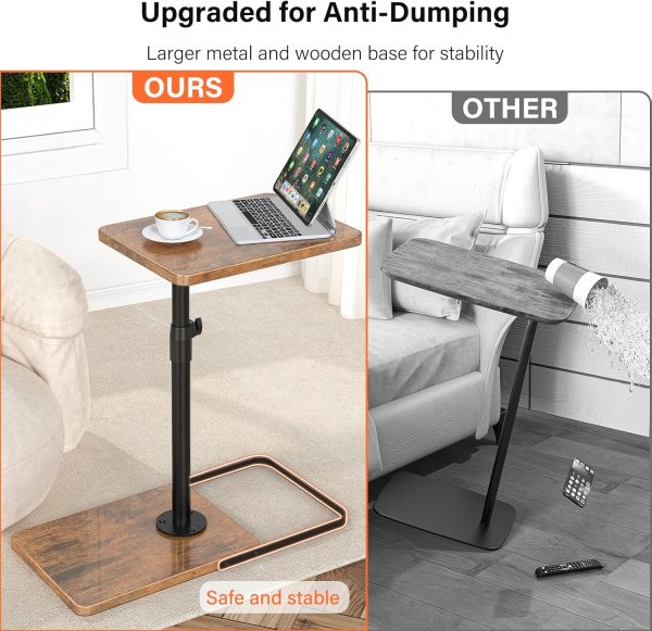 Dataroad Selead Adjustable TV Tray Table-3