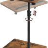 MahanCRIS TV Tray Rustic Brown Adjustable Height-0