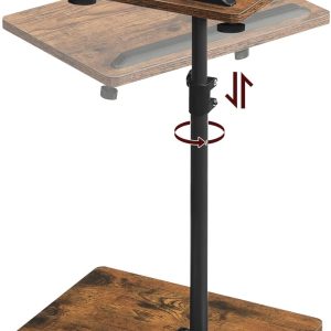 MahanCRIS TV Tray Rustic Brown Adjustable Height-0