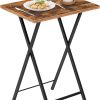 Folding TV Tray HOOBRO Modern Metal Design-8