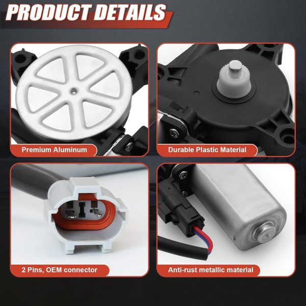 Hyundai Elantra Power Window Motor CCNLHZM Metal-4