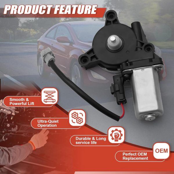 Hyundai Elantra Power Window Motor CCNLHZM Metal-5