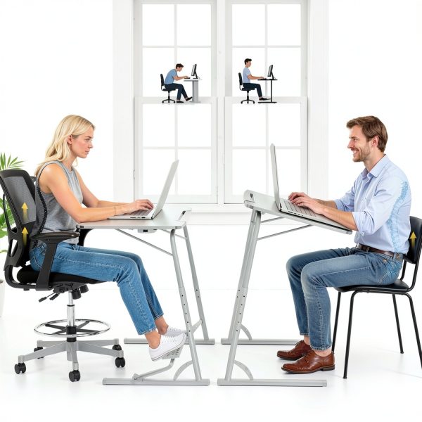 FoldWise Multifunctional Table White Bright Wood Home Office-4