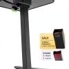 SAIJI Mobile TV Tray Table with Rolling Wheels-4