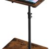 MahanCRIS TV Tray Rustic Brown Adjustable Height-4