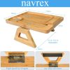 Bamboo Sofa Tray NAVREX Modern Armrest Table-3