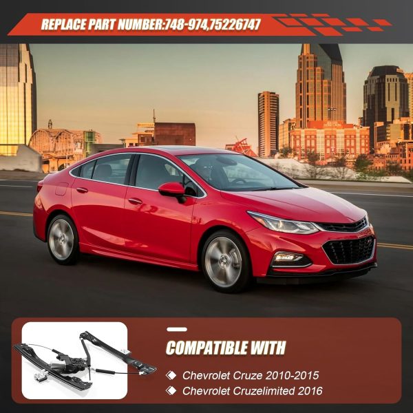 Chevrolet Cruze Power Window Regulator Metal Design 748-974-1