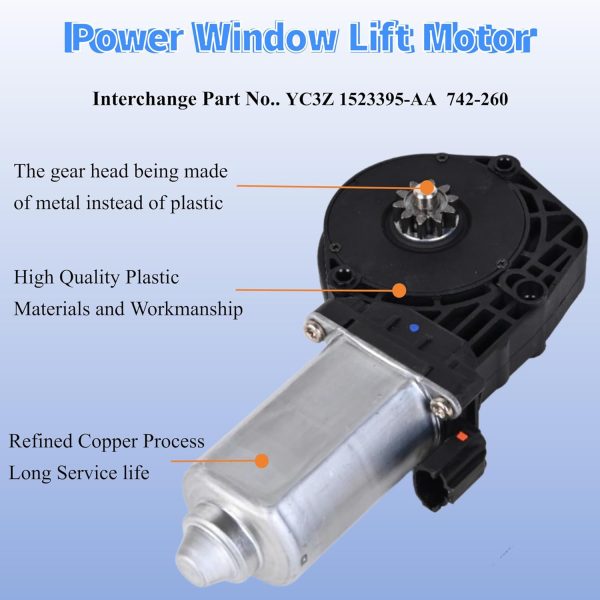 PANNUOSCS Power Window Motor for Ford Excursion-1