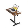 iABIFO Rustic Brown C‑Shape Laptop Stand-3