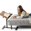iABIFO Rustic Brown C‑Shape Laptop Stand-4