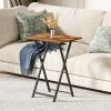 Folding TV Tray HOOBRO Modern Metal Design-6