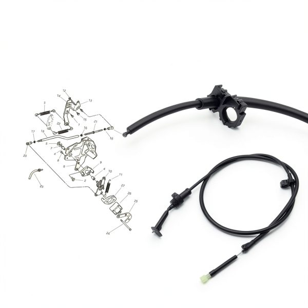 Throttle Valve Cable Forwinparts 1994-1998 Dodge Ram-4