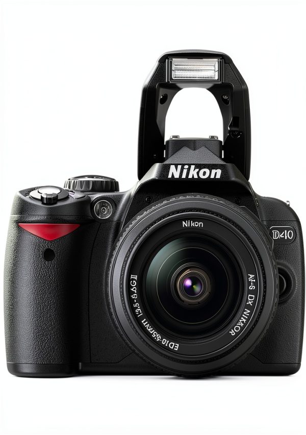 Nikon D40 DSLR Camera Black with 18-55mm f/3.5-5.6G Lens-6