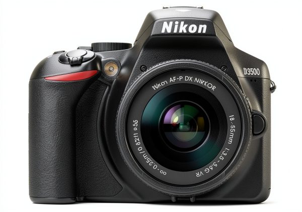 Nikon D3500 DSLR Camera Bundle with 18-55mm Lens and 64GB SD Card-1