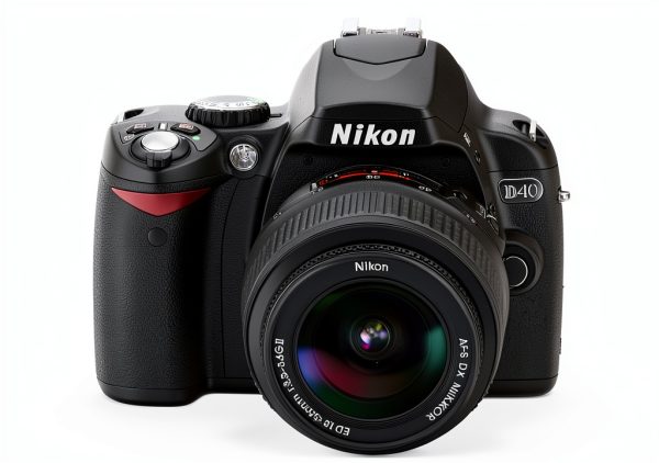Nikon D40 DSLR Camera Black with 18-55mm f/3.5-5.6G Lens-4