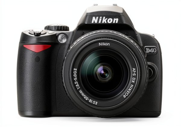 Nikon D40 DSLR Camera Black with 18-55mm f/3.5-5.6G Lens-0