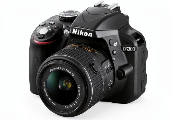Nikon D3300 DSLR Camera with 18-55mm VR II Lens Black Refurbished-0