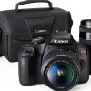 Canon EOS Rebel T7 Camera with EF 18-55mm & 75-300mm + 64GB SD Card-1