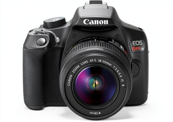Canon EOS Rebel T6 SLR Camera Kit with 18 55mm Lens WiFi Black-0