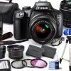 Canon EOS 2000D DSLR Bundle with 18-55mm Lens, 64GB Card, Tripod-0