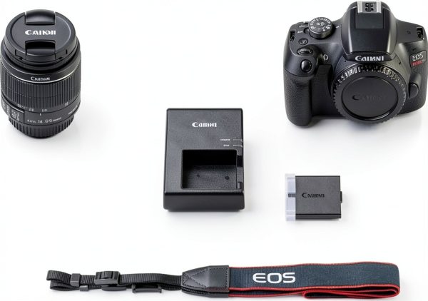 Canon EOS Rebel T7 DSLR Camera with 18-55mm Lens, 64GB Card & Bag-5