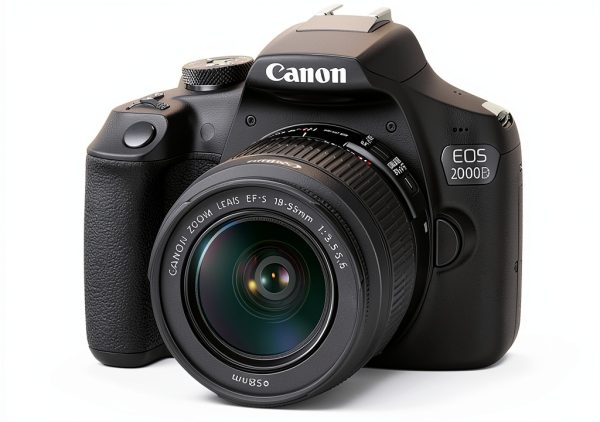 Canon EOS 2000D DSLR Camera with 18-55mm & 75-300mm Lenses, Tripod-1
