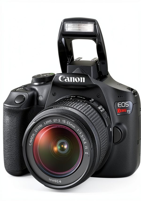 Canon EOS Rebel T7 DSLR Camera with 18-55mm Lens – Renewed Black-4