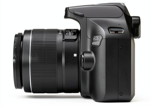 Canon EOS 4000D DSLR Camera with Bundle: Lens, Card, Tripod, Flash-5