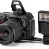 Canon EOS 2000D Camera with 18-55mm Lens Wide‑Angle Telephoto Kit-5