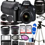 Canon EOS 2000D Camera with 18-55mm Lens Wide‑Angle Telephoto Kit-0