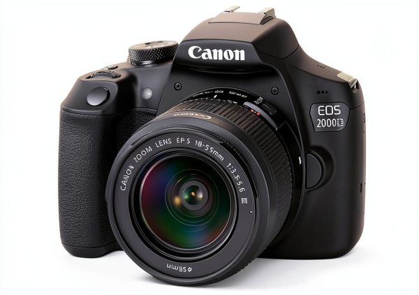 Canon EOS 2000D (Rebel T7) DSLR with 18-55mm Lens 3 Lens Kit and Sunshine Photo Accessories Bundle (Renewed)-1
