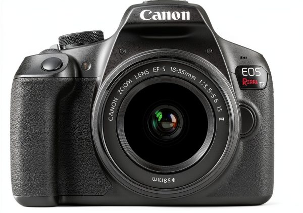 Canon EOS Rebel T7 DSLR Camera with 18-55mm Lens, 64GB Card & Bag-2