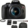 Canon EOS Rebel T7 DSLR Camera with 18-55mm Lens, 64GB Card & Bag-0