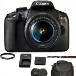 Canon EOS Rebel T7 DSLR Camera with 18-55mm Lens, 64GB Card & Bag-0