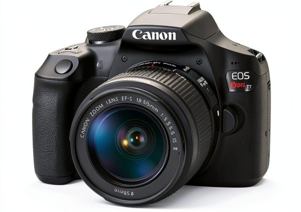 Canon EOS Rebel T7 Camera with EF 18-55mm & 75-300mm + 64GB SD Card-3