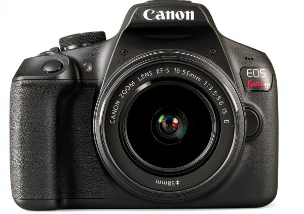 Canon EOS Rebel T7 Camera with EF 18-55mm & 75-300mm + 64GB SD Card-2