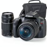 Canon EOS Rebel T7 Camera with EF 18-55mm & 75-300mm + 64GB SD Card-0