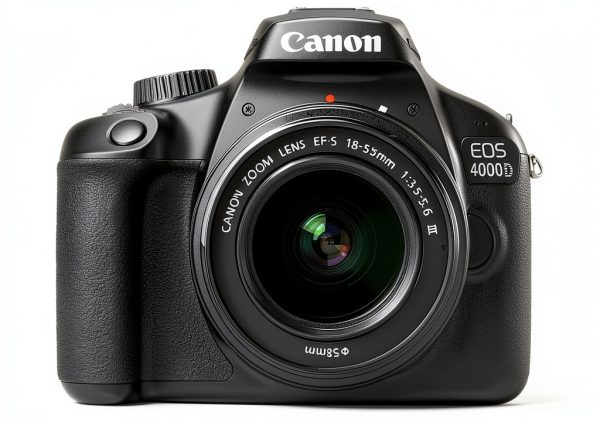 Canon EOS 4000D DSLR Camera with Bundle: Lens, Card, Tripod, Flash-1