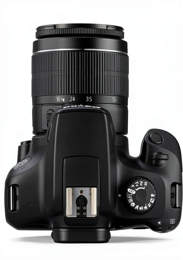 Canon EOS 4000D / Rebel T100 DSLR Camera w/EF-S 18-55mm f/3.5-5.6 Lens 3 Lens Kit Bundled with 128GB Memory + Wide Angle Lens + Telephoto Lens + Flash + More (Renewed) Black-3