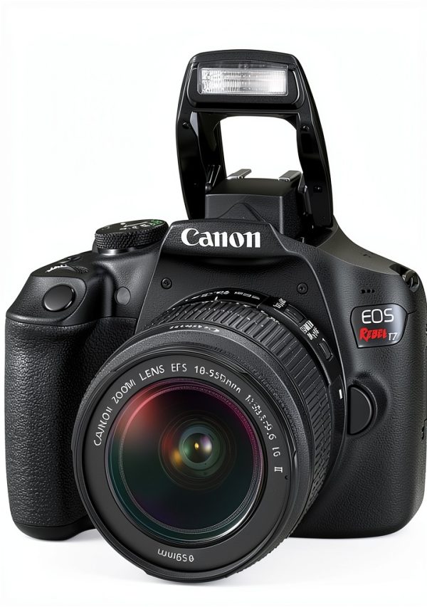 Canon EOS Rebel T7 DSLR Camera with 18-55mm Lens, 64GB Card & Bag-4