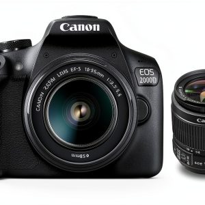 Canon EOS 2000D DSLR Camera with 18-55mm Lens, 64GB Card & Accessories-0