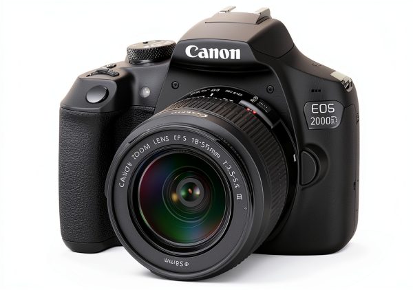 Canon EOS 2000D DSLR Camera 24.1MP, 128GB with Wide Telephoto Lenses-3