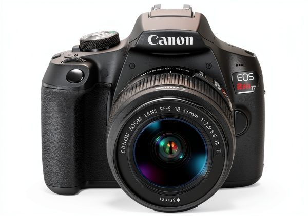 Canon EOS Rebel T7 DSLR Camera with 18-55mm Lens – Renewed Black-1