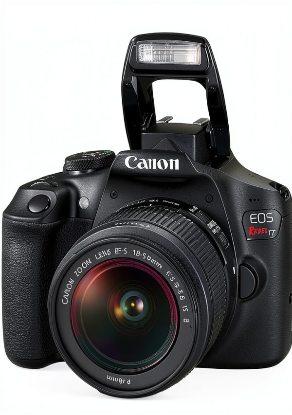 Canon EOS Rebel T7 Camera with EF 18-55mm & 75-300mm + 64GB SD Card-5